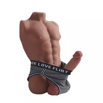 TPE 2-в-1 унисекс искусственный дилдо пенис + анус брюшная мышца взрослый мастурбатор взрослые принадлежности для мужчин и женщин