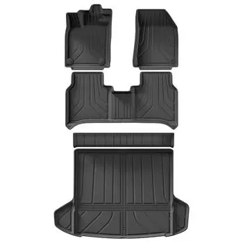 TPE 3D автомобильные коврики для пола, подкладка для багажника, подкладка для VW ID.7 ID7, водонепроницаемый черный левый руль