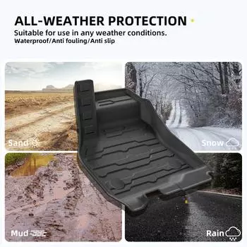 TPE 3D автомобильные коврики в пол, подкладка в багажник, накладка для Chevrolet Chevy Bolt EUV 2025 2025 2025 с левым рулем