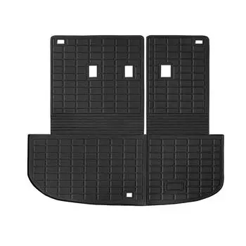 TPE Cargo Mat With Backrest Mat Mats Floor Mats All Wea/ther Trunk Mat Cargo Liner Durable