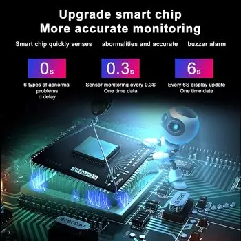 Tpms Электронная система контроля давления в шинах автомобиля Беспроводной солнечный датчик давления в шинах ЖК-дисплей с 4 внешними датчиками 1set