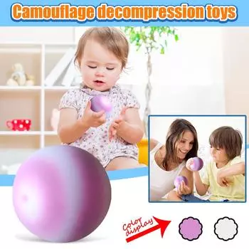 TPR Creative Colorful Vent Ball Decompression Toy Men And Women Decompression2ML
