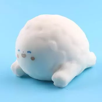 TPR Cute Lamb Flour Vent Ball Pinch Music Student Decompression Toy 3.15X3.15X2.36 inches (8X8X6cm)