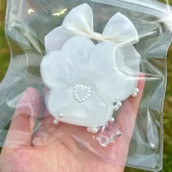 Tpr Медленная рикошетная игрушка с жемчужным бантом, кошачья лапка, сжимающая игрушка, мультяшная креативная милая кошачья лапка, декомпрессионная игрушка для детей и взрослых, подарок A5