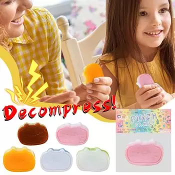 TPR Мягкая Резина Твердый Хомяк Пинч Декомпрессионная Игрушка Симпатичные Большие Пельмени Мультяшная Мышь Сыр Кот One Size коричневый