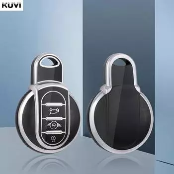 TPU автомобильный держатель брелока аксессуары для BMW Mini Cooper F55 F56 F57 F54 F60 JCW Clubman Countryman автомобильный чехол для дистанционного ключа чёрный