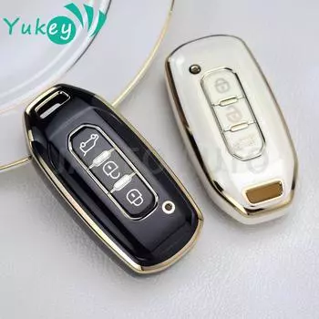 ТПУ автомобильный смарт-чехол для дистанционного ключа для Ford Территория EV сумка держатель протектор автоаксессуары чёрный