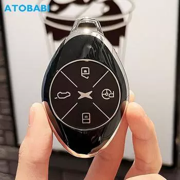 ТПУ чехол для автомобильного ключа с дистанционным управлением, защитный чехол, автоаксессуары для XiaoPeng XPeng P7 2020 2021 2022 2023 G3 2017 2018 2019