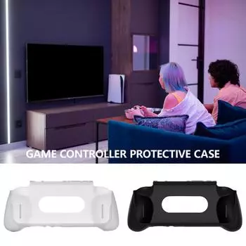 Чехол для игровых карманных компьютеров TPU, нескользящий, ударопрочный, чехол для контроллера, пылезащитный, полная защита для Retroid Pocket 4/4 Pro белый