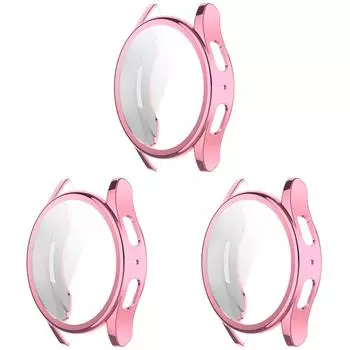 TPU полный защитный чехол для экрана Samsung Galaxy Watch 7(Розовый 44мм)