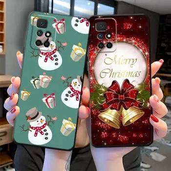 TPU Soft Cover Luxury Merry Christmas Deer Phone Case for Realme 6 9i 7i 5s 6s Narzo 8i 8 9 Pro 7 V25 5 9 Pro+ 9 5G SE 8Pro bag Realme 5(5i 5s 6i)