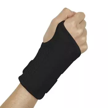 TQFlow Wrist Wrist Fixed Запястье Fixed Запястье Ежедневные травмы Пот Быстрый No 2 1 шт. Поддержка, Поддержка, Поддержка, Спорт, Офис, Компьютер, Смартфон, чёрный