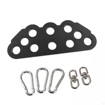 Тяга вниз с перекладиной LAT, двойная и одинарная рукоятка, пряжки для крепления троса