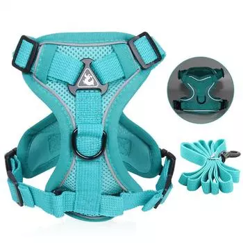 Тяговая веревка для кошек и собак. Жилет типа маленького нагрудного ремня для домашних животных. Светоотражающая прогулочная тяговая веревка для кошек и собак. S