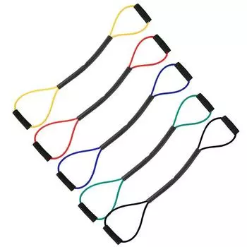 Тяговая веревка для занятий йогой, тренировочный эспандер, силовое оборудование, эластичная лента, скоростная тренировка, тянущая веревка, боксерская эспандер