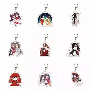 Тянь Гуань Ци Фу фигурка брелок аниме Се Лянь Хуа Чэн акриловый брелок для любителей мультфильмов Косплей Мо Дао Зу Ши