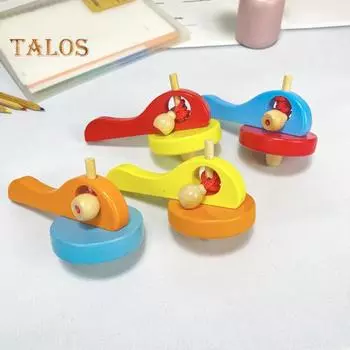 Тянуть веревку волчок игрушка снятие стресса портативный ностальгический деревянный гироскоп декомпрессия обучающий волчок игрушка для детей подростков взрослых подарок