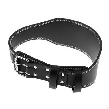 Тяжелая атлетика Бодибилдинг PU пояс Фитнес-упражнения для тренировок Поддержка S