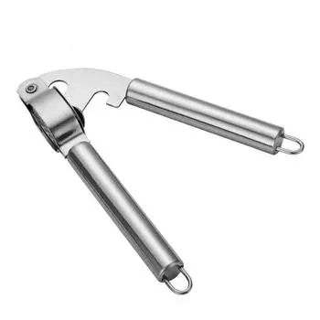 Тяжелая нержавеющая сталь Чеснокодавилка Чеснокодавилка Съемный кухонный инструмент