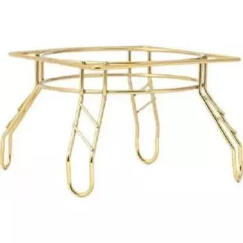 Тяжелая нержавеющая сталь с хромированным покрытием, изысканная матка для воды и подставка для горшка | Кухонная полка для матки (Золотая отделка)