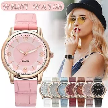 Тяжелая работа, двухцветный циферблат, кварцевые женские часы, креативные женские часы с ремнем One Size