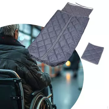 Тяжелое одеяло для инвалидной коляски Тепло для инвалидной коляски для пожилых людей серый