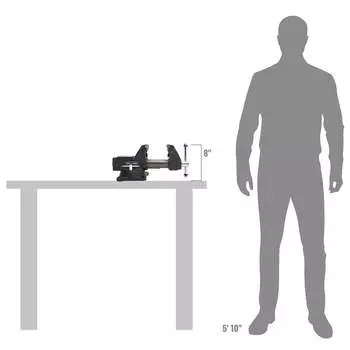 Тяжелые механические бытовые тиски настольные небольшие тиски с поворотом на 360 градусов многофункциональные небольшие настольные тиски