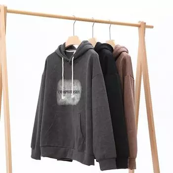 Тяжелые весенние и осенние толстовки для мужчин, простые американские модные брендовые куртки с капюшоном в стиле хип-хоп, модные и свободные, универсальные для мальчиков M