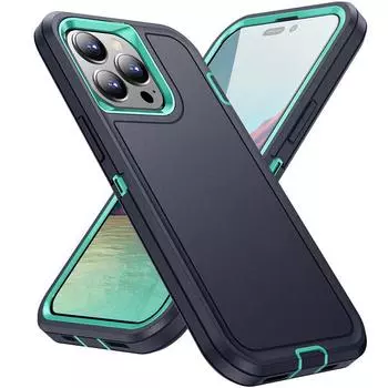 Тяжелый бронированный противоударный чехол для iPhone 13 14 15 Pro Max 11 12 Pro Max 6 6s 7 8 Plus SE 2022 X Xs XR металлический кронштейн задняя крышка iPhone 15 Pro Max чёрный