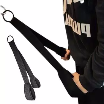 Тяжелый фитнес-ремешок на руку, бицепс, трицепс, веревочный ремень для тяжелой атлетики, бодибилдинга, силовых тренировок, крепление тянущегося троса 70cm