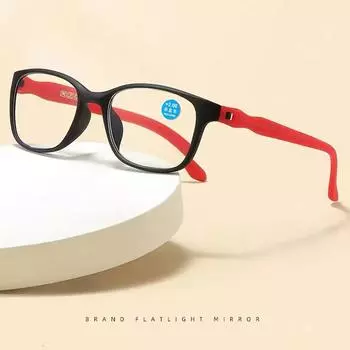 TR90 Легкие Гибкие Блокирующие синий свет Противоусталостные Женские Мужские Оптические очки среднего и пожилого возраста 0