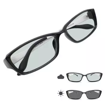 TR9506HC поляризованные солнцезащитные очки большого размера стильные крутые защита от ультрафиолета темный цвет немного плохой TR90 [OTC.web] мужские (BKWH-C12)