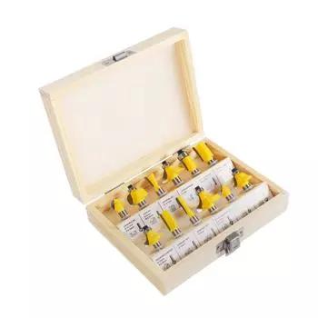 TR-AR дюймовый 8 мм 43832 43834 12 шт./компл. дюймовый фрезерный хвостовик твердосплавный фрезерный станок по дереву комплект 8 mm