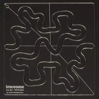 Traceease 1 шт. меандр пунктирная стеганая аппликация инкрустация шаблон 8 x 8 дюймов трафареты DIY Вышивание лоскутное одеяло шаблоны для лоскутного шитья Pack of 1 чистый