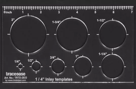 Traceease 1 шт. прямоугольный трафарет с 8 круглыми геометрическими инкрустациями, шаблон 7,2 x 4 дюйма, геометрическая измерительная линейка «сделай сам», толщина 1 8 дюймов Pack of 1 чистый