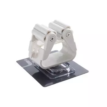 Traceless Suction Cup Mop Hanger, Bathroom Non-Punching Mop Rack, Mop Clip, Bathroom Clip Hanger белый