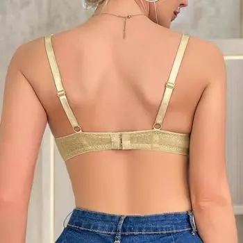 Traceless underwear gathered with steel ring, double breasts, anti-sagging, upper support adjustment type, beautiful back, thin bra 70B