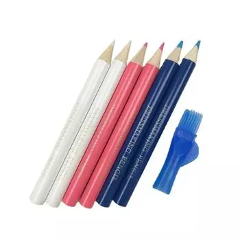 Tracing Tools Simple Red,Blue,White Dressmaker Tools Sewing Marker Fabric Pencils Water Soluble Pen