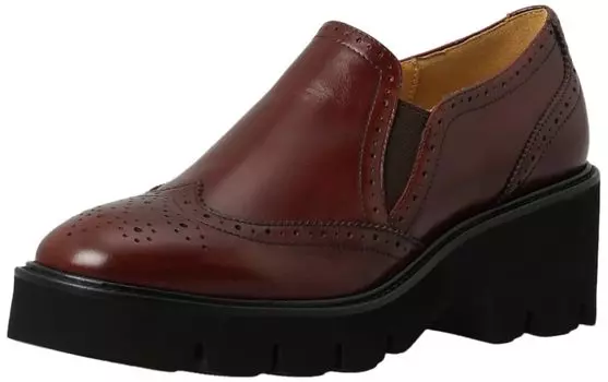 Track Sole Wing Tip Shoes 6439 DBR cm E [Macintosh Philosophy] Slip-on Slip-on Women s 22.5