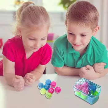 Традиционная игра Gonggi Jack Stone Pebbles Set Красочные забавные игрушки для пальцев One Size