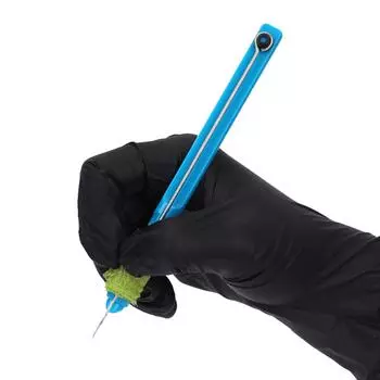 Традиционная ручка для татуировки, ручная ручка для татуировки, 3D пластиковая ручка-иголка, инструменты для самостоятельного оформления бровей, губ фиолетовый