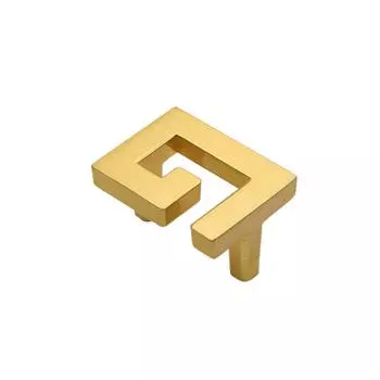 Традиционная золотая матовая дверная ручка для шкафа, одинарное отверстие, металлическая ручка для ящика, ручка для шкафа, подходит для домашней обстановки 10