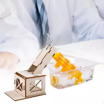 Традиционное водяное колесо миниатюрная деревянная модель DIY игрушка паровое образовательное оборудование для лабораторной школы
