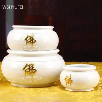 Традиционные для Будды керамические украшения для курильницы для благовоний, украшения для зала поклонения Будде, инструменты для Будды, принадлежности