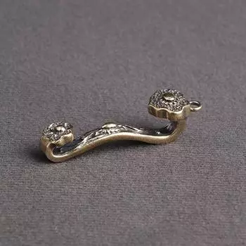 Традиционные китайские латунные фигурки Жуйи, миниатюры, приносящие удачу, украшение для дома, все необходимое, бронзовый брелок-подвеска