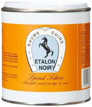 Традиционный бальзам для ухода за конским снаряжением Бальзам для кожи 500 мл Бесплатно [Saphir] бежевый