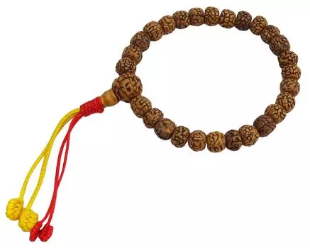 Традиционный браслет Rudraksh Indian Rudraksh в подарок для нее NA коричневый