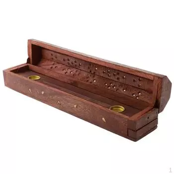 Традиционный деревянный полый ящик для хранения палочек и конусов для хранения пепла