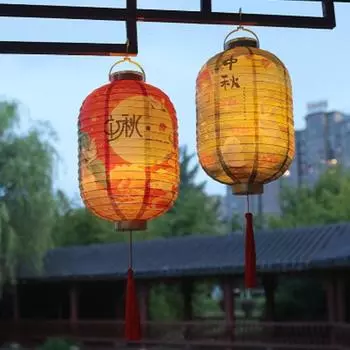 Традиционный фестивальный фонарь середины осени Светящийся бумажный фонарь Китайский ручной фонарь Новый год style 8