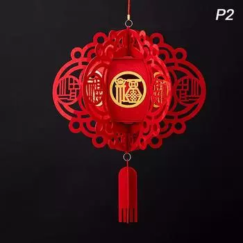 Традиционный китайский красный фонарь, украшение на китайский год, красный фонарь с кисточкой, декор для китайского весеннего фестиваля, товары для вечеринок